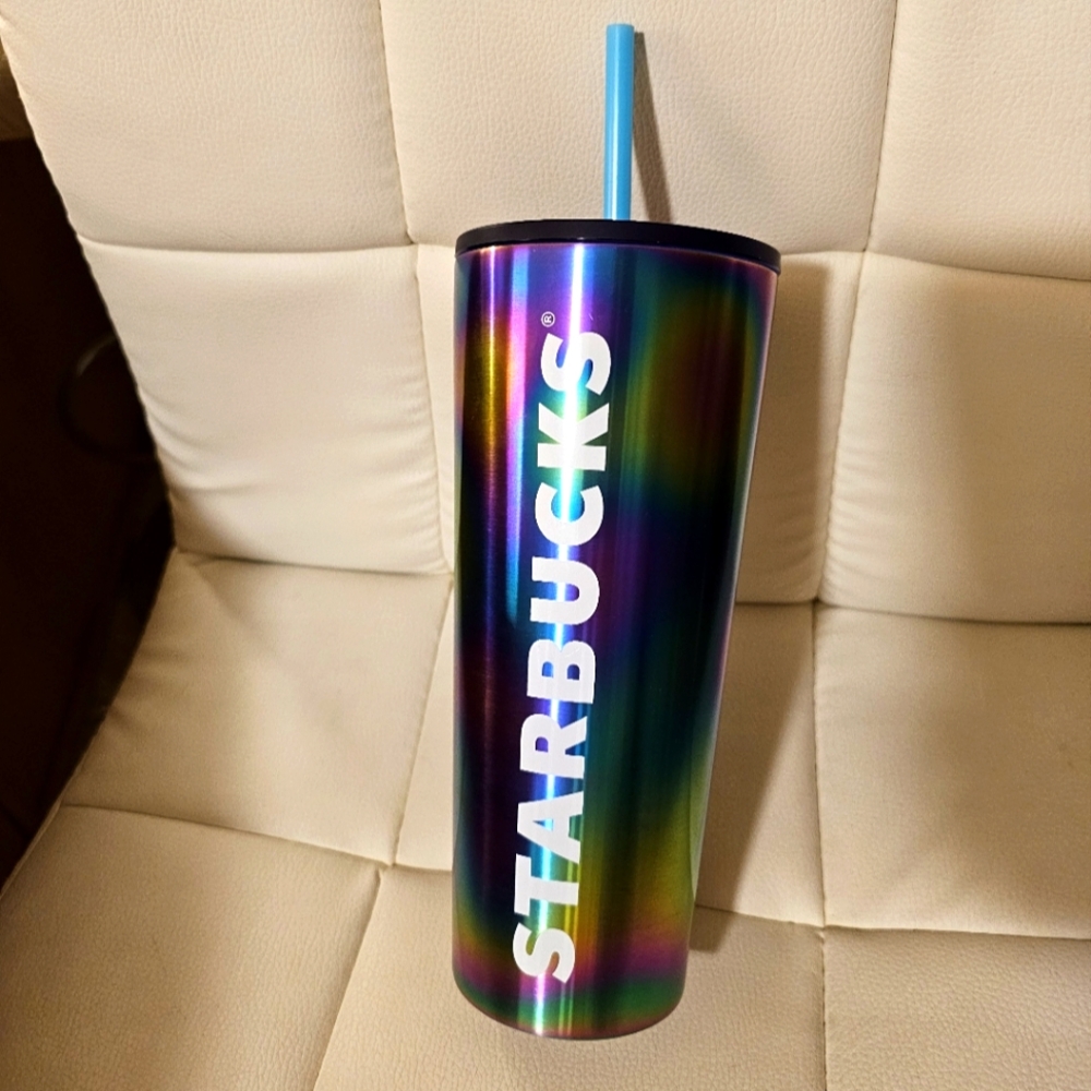 Starbucks Tumbler Oil-slick Rainbow